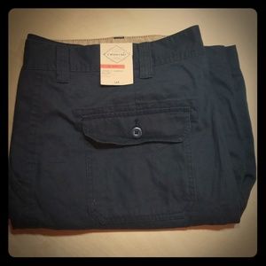 Cargo Shorts - Dark Blue by St. John's Bay